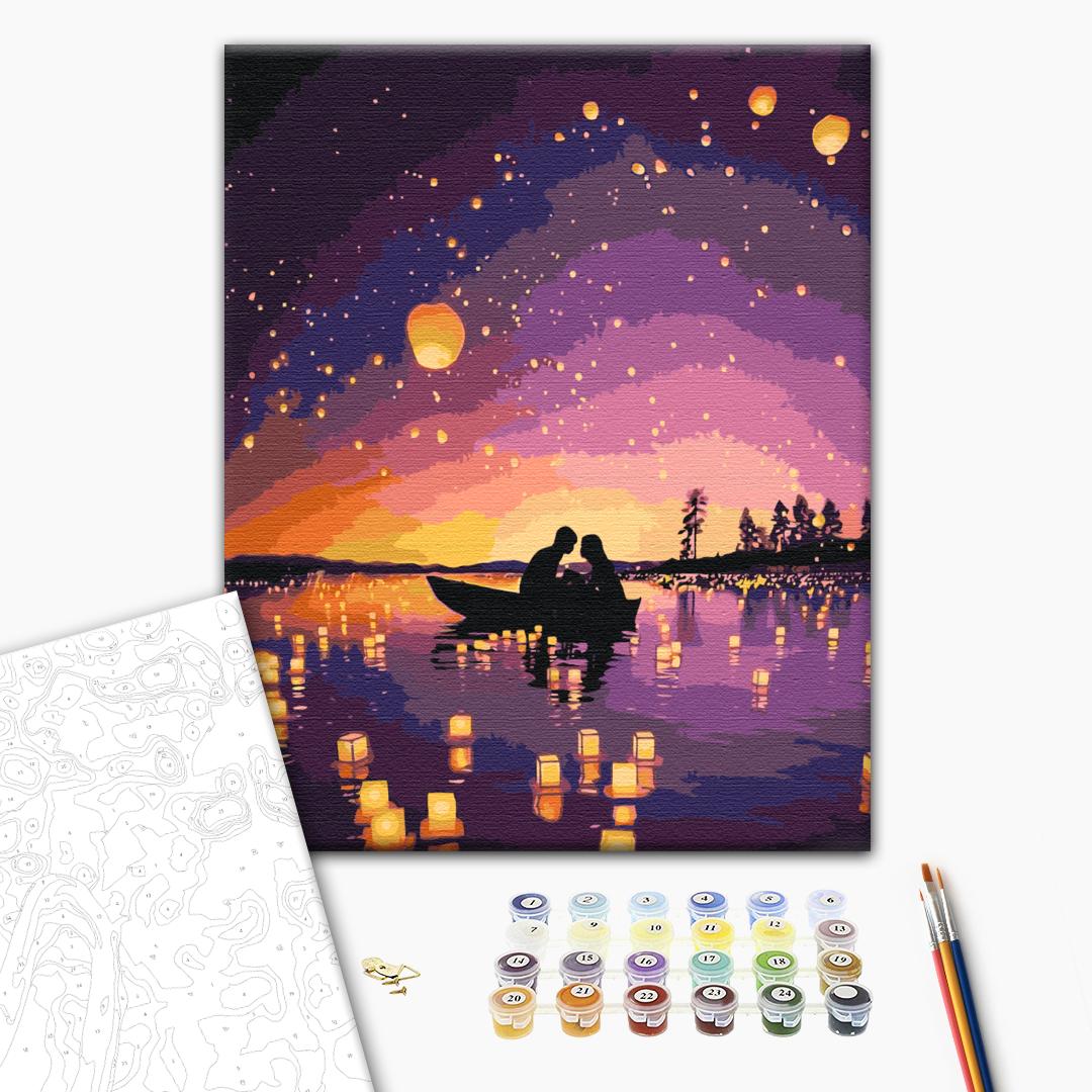 Painting by numbers Dating in the light of celestial lanterns (BS51809)