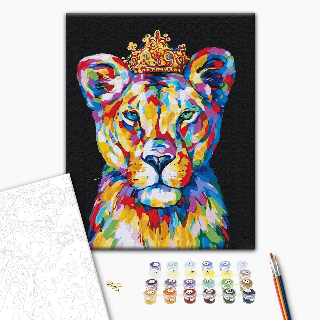 Painting by numbers Raiduzhny prince lion (BS51839)