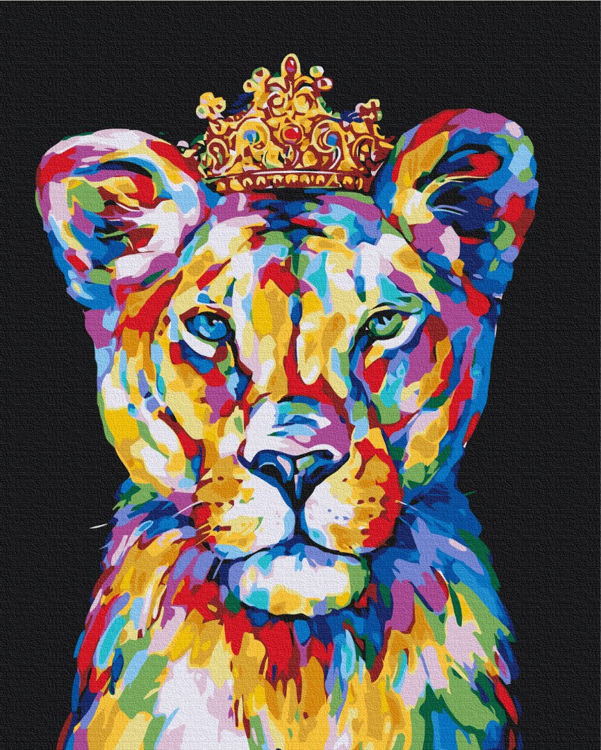 Painting by numbers Raiduzhny prince lion (BS51839)