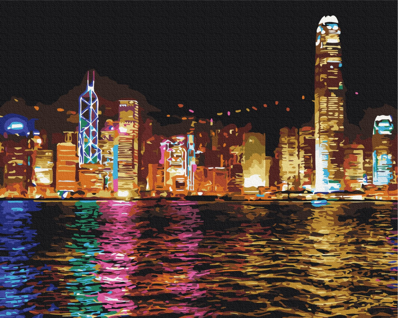 Painting by numbers Night hong kong (BS7256)