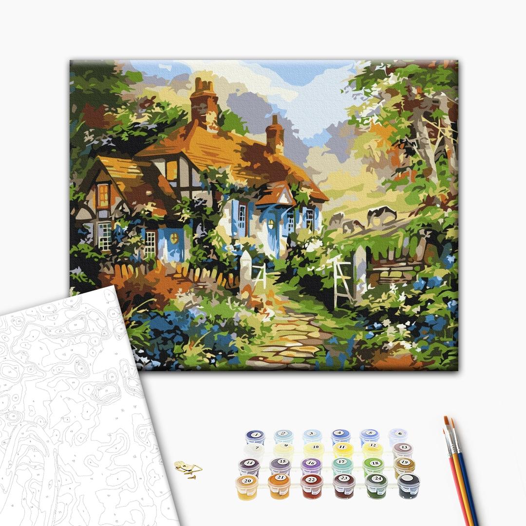 Painting by numbers Summer fairy house (BS51879)