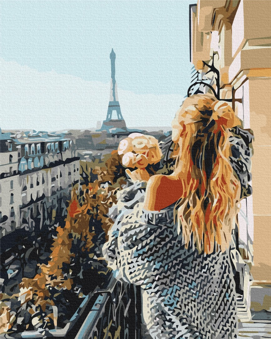 Painting by numbers Mademoiselle in Paris (BS52309)