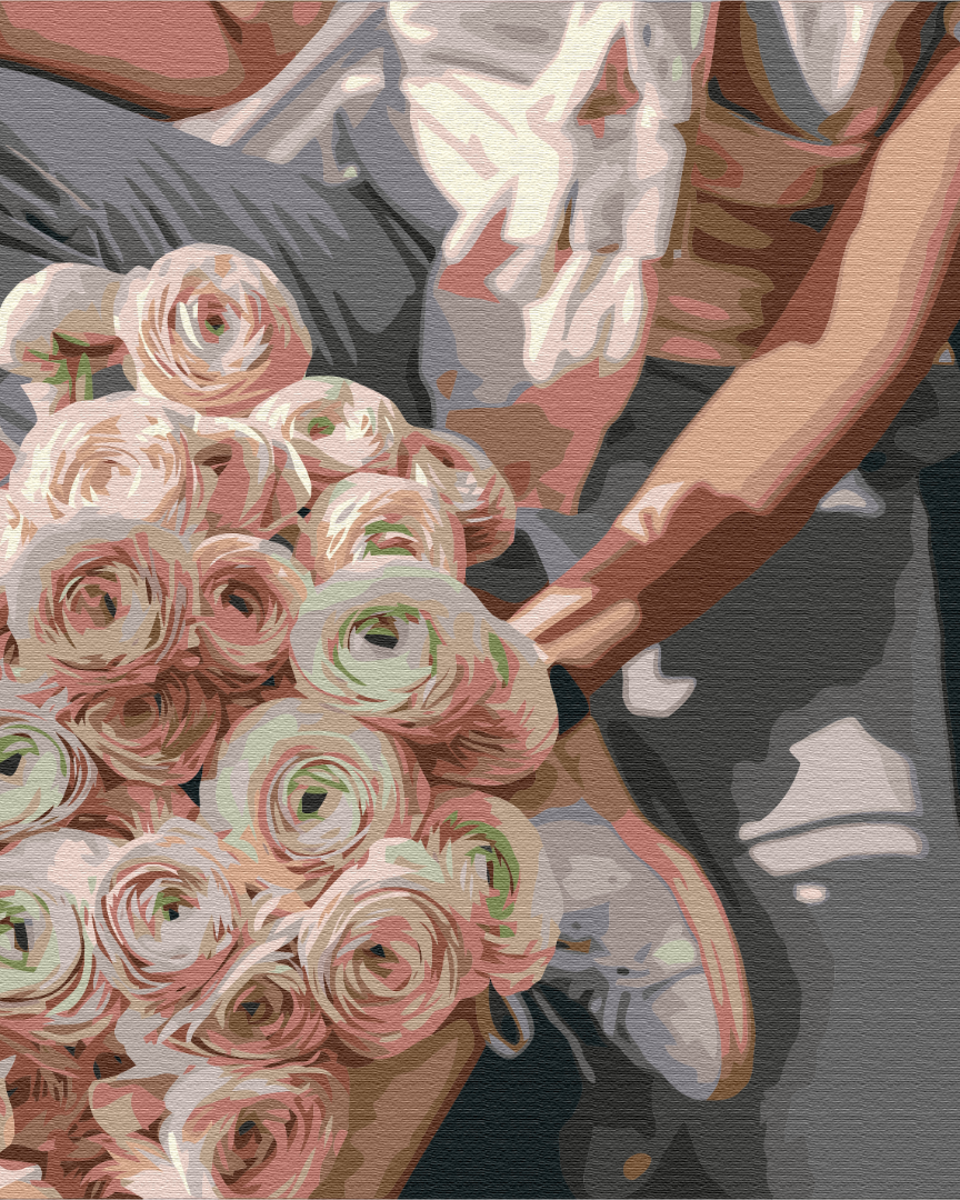 Painting by numbers Stylish bouquet (BS52326)