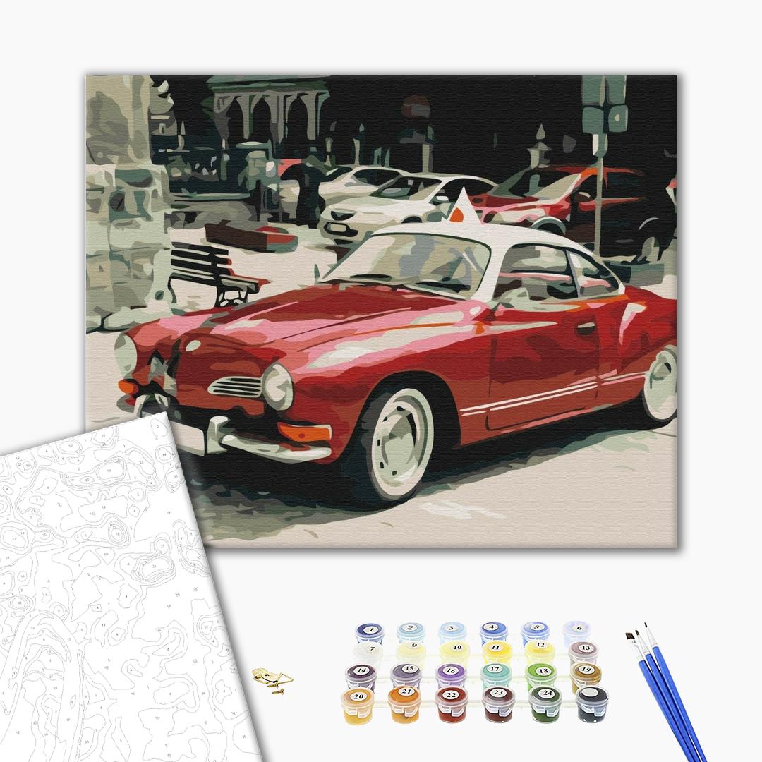 Painting by numbers Retro on city roads (BS52382)