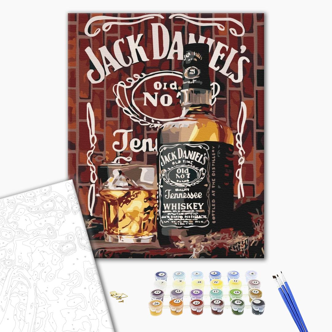 Painting by numbers American whiskey (BS52387)