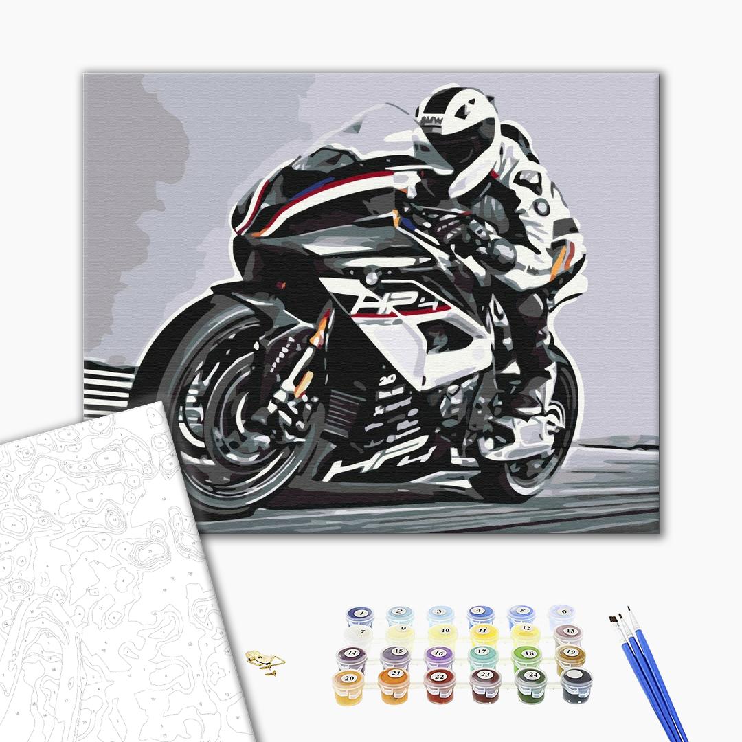 Painting by numbers Racer (BS52393)