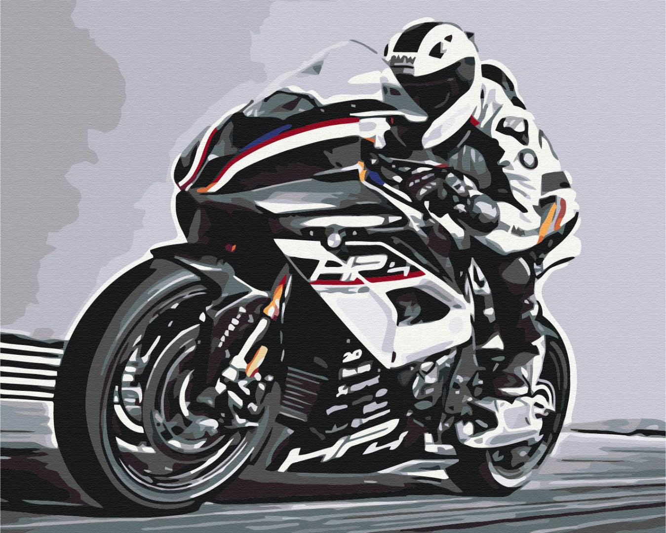 Painting by numbers Racer (BS52393)