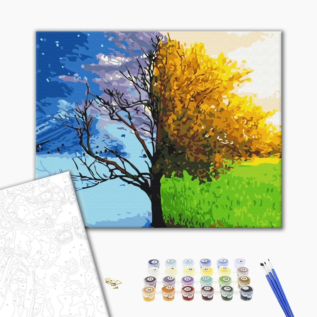 Painting by numbers Change of seasons (BS52399)