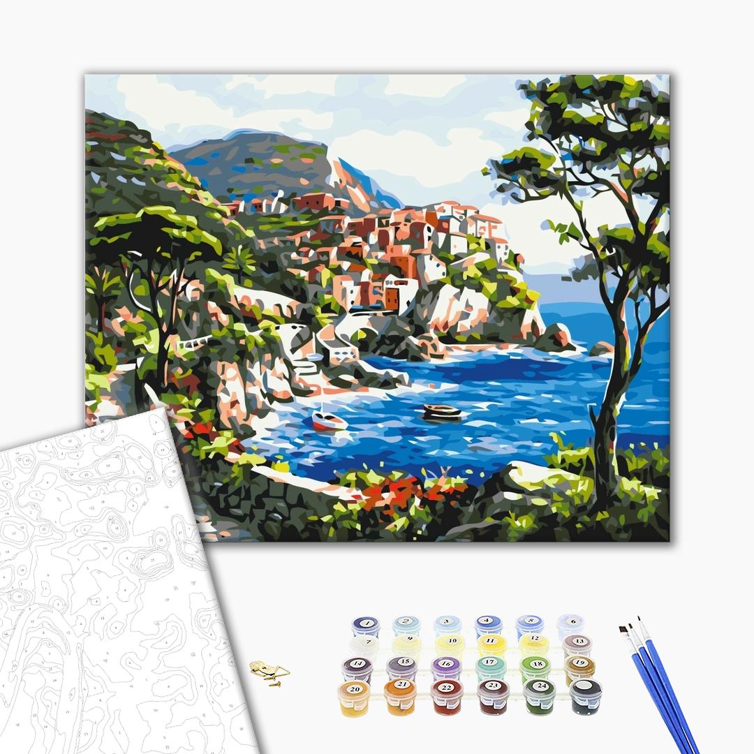 Painting by numbers Picturesque island (BS23164)