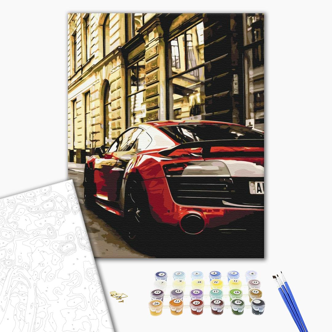 Painting by numbers Bright Porsche (BS52465)