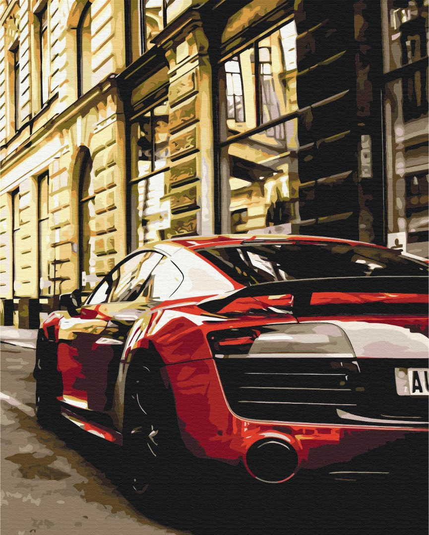 Painting by numbers Bright Porsche (BS52465)