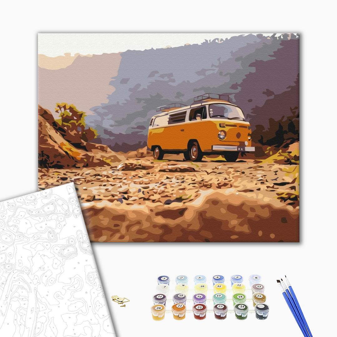 Painting by numbers Hippie journey (BS52468)