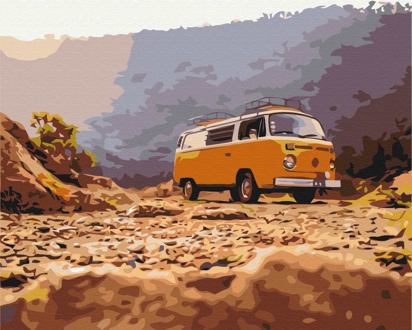 Painting by numbers Hippie journey (BS52468)
