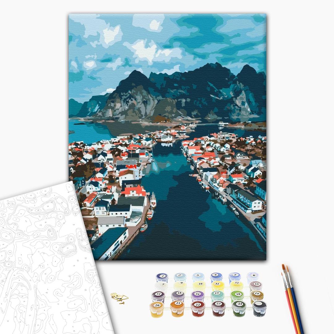 Painting by numbers Norwegian fjords (BS52474)