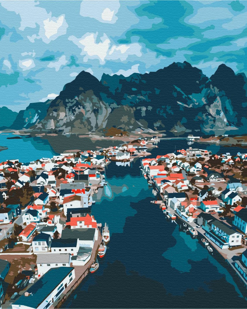 Painting by numbers Norwegian fjords (BS52474)