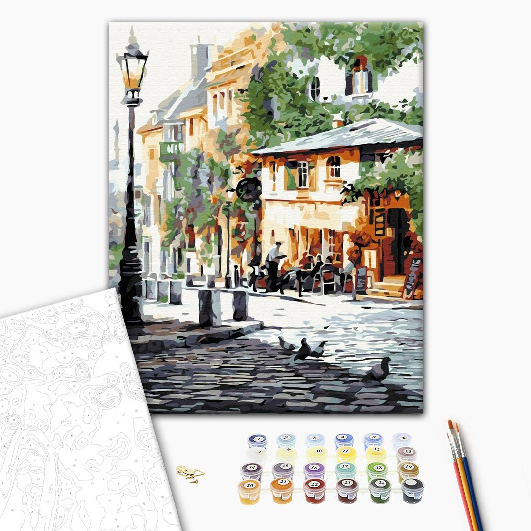 Painting by numbers Summer cafe (BS8875)