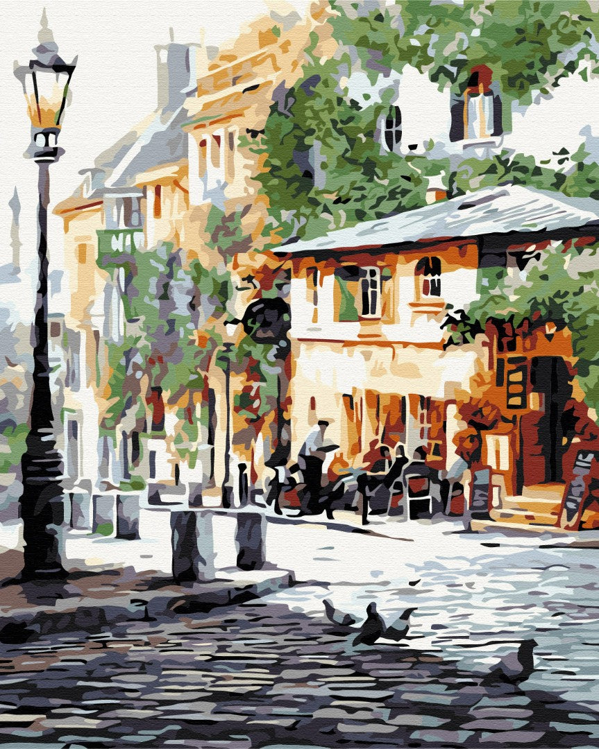 Painting by numbers Summer cafe (BS8875)