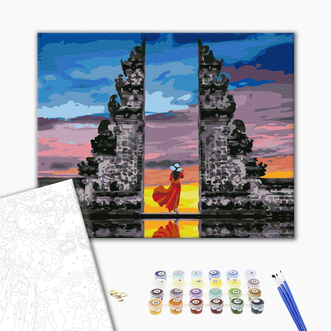 Painting by numbers Traveler in Bali (BS37987)