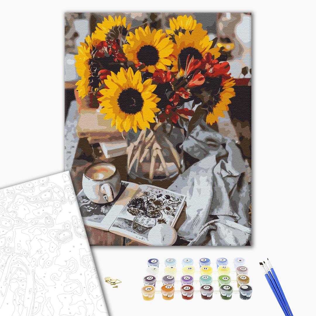 Painting by numbers Cozy autumn bouquet (BS40230)