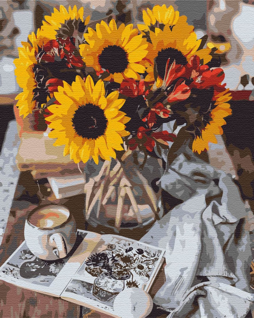 Painting by numbers Cozy autumn bouquet (BS40230)