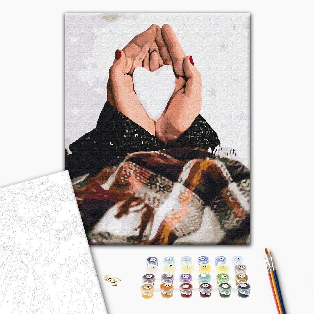 Painting by numbers Winter love (BS52492)