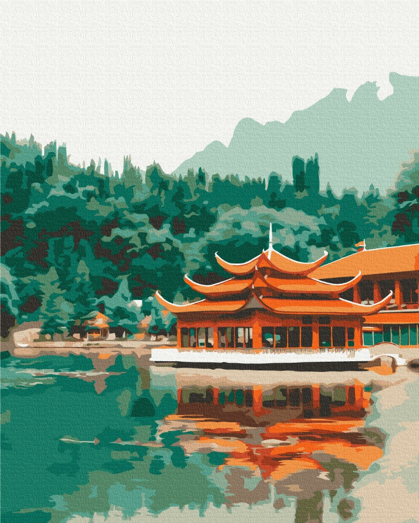 Painting by numbers Eastern calm (BS52494)