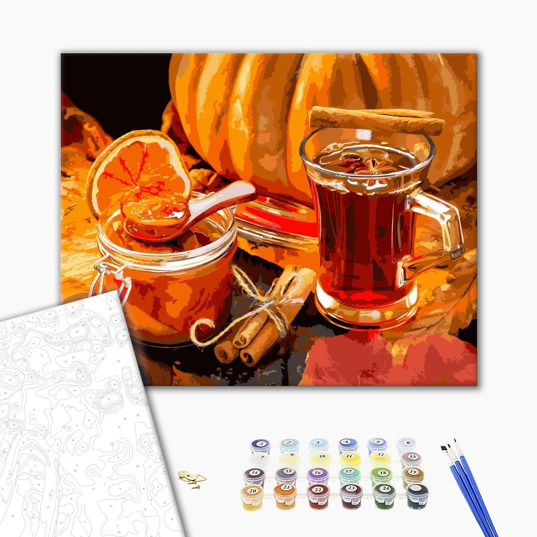 Painting by numbers Autumn tea (BS52636)