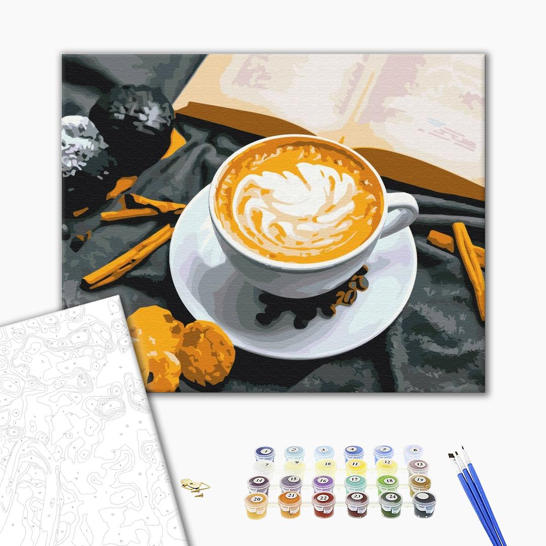 Painting by numbers Coffee with the aroma of cinnamon (BS52634)