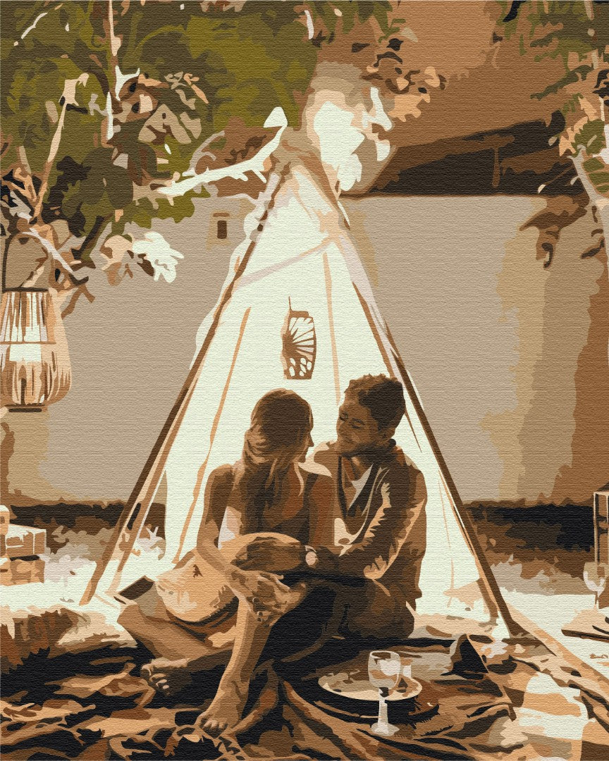 Painting by numbers Comfort for two (BS52613)