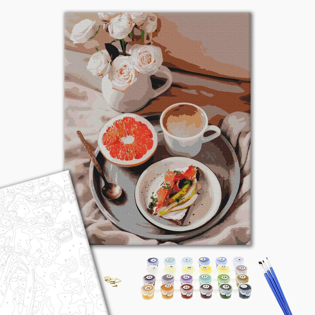 Painting by numbers Citrus breakfast (BS52589)