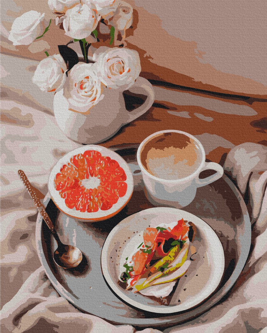 Painting by numbers Citrus breakfast (BS52589)