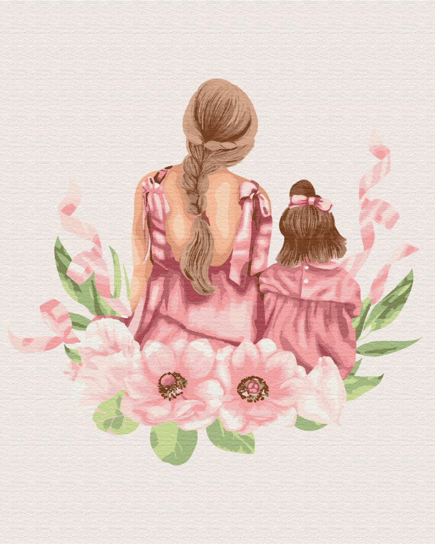 Картина по номерам Мамина дочка (BS52545)