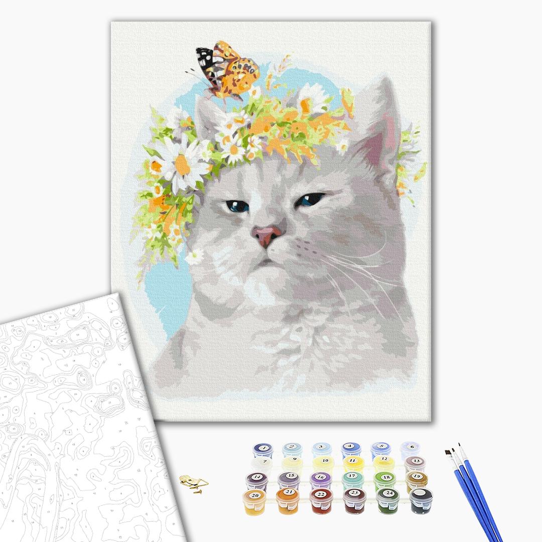 Painting by numbers Feline mood (BS52540)