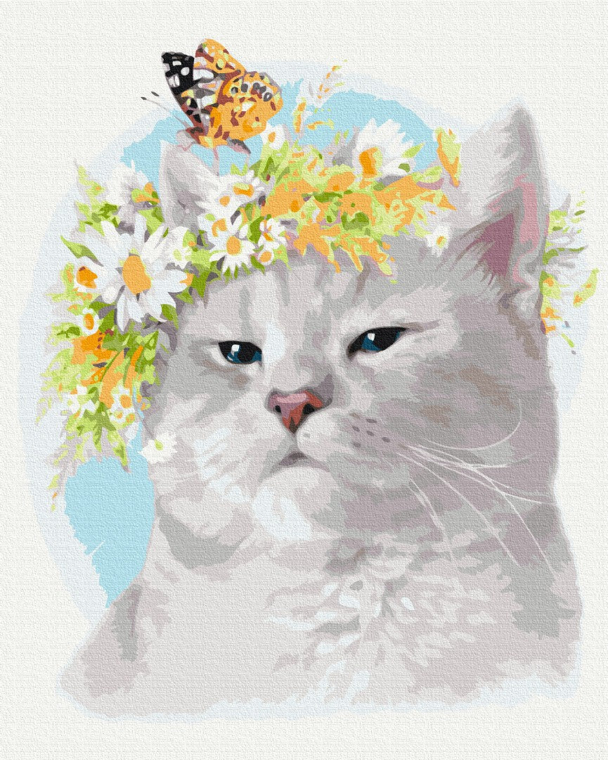 Painting by numbers Feline mood (BS52540)