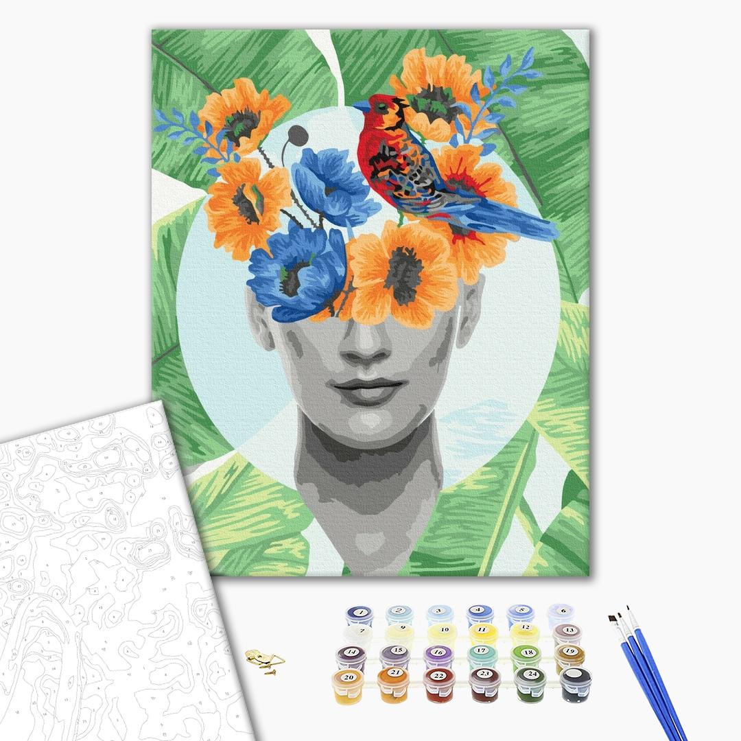 Painting by numbers Blooming thoughts (BS52529)