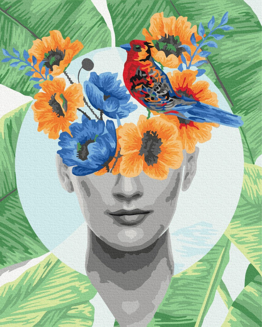 Painting by numbers Blooming thoughts (BS52529)