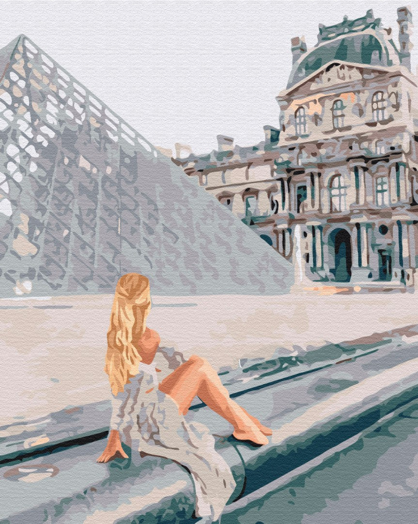Painting by numbers Beauty at the Louvre (BS51824)