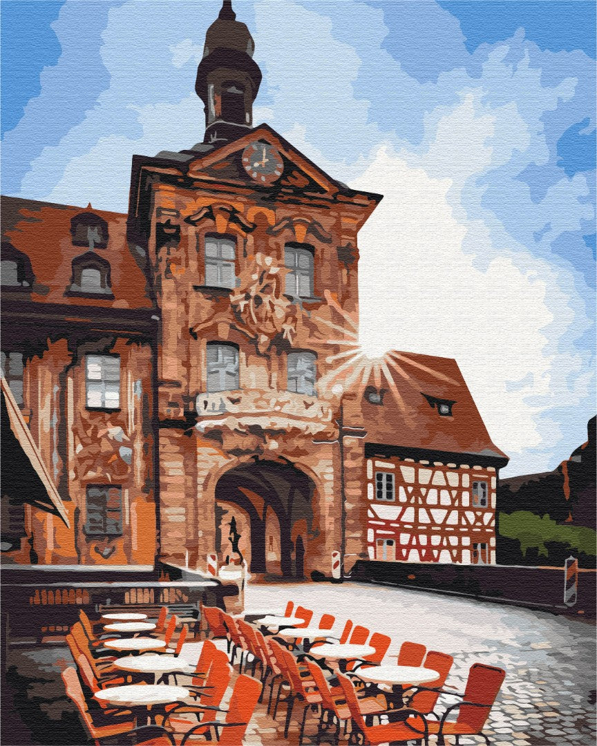 Painting by numbers Bamberg Old Town Hall (BS51770)