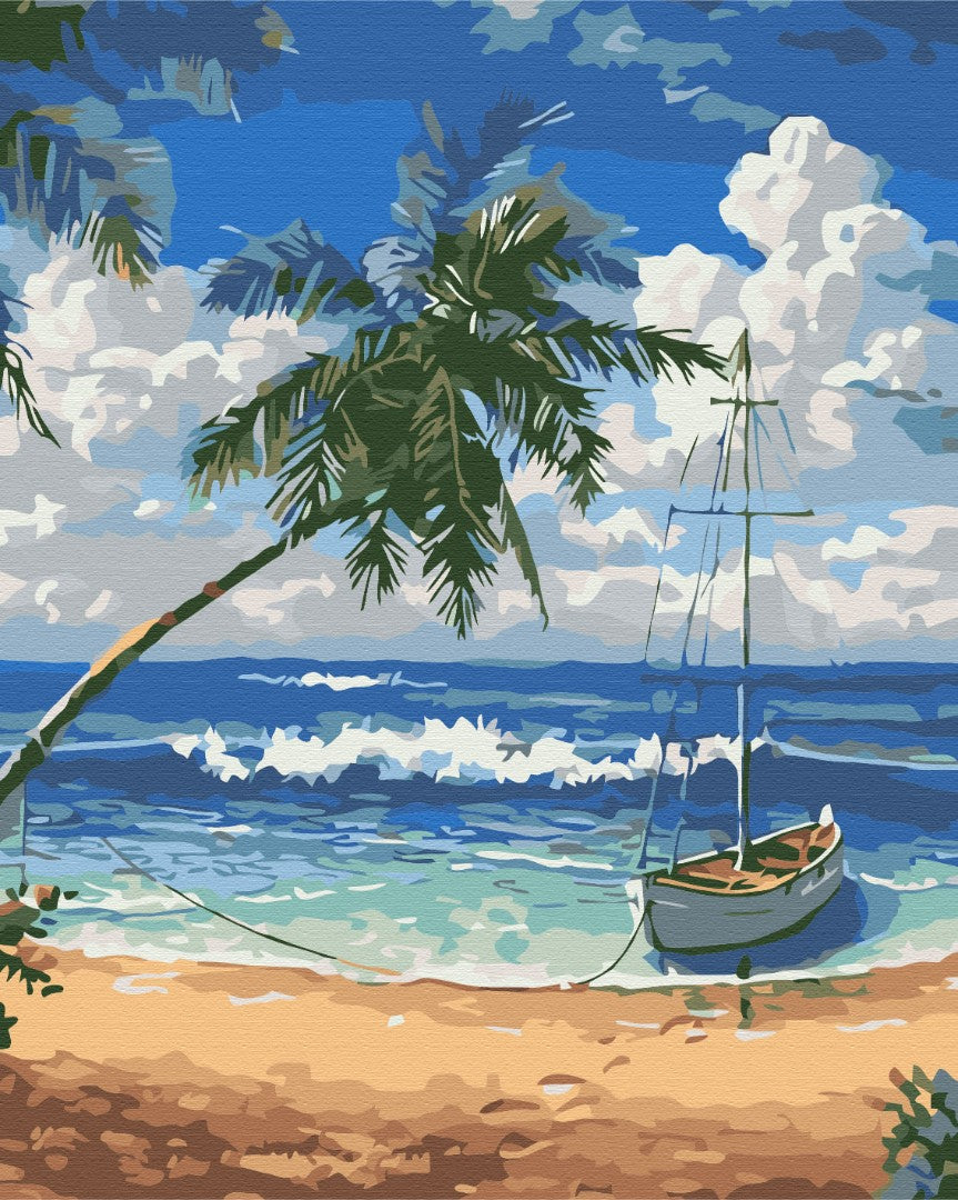 Painting by numbers Paradise Island (BS51690)