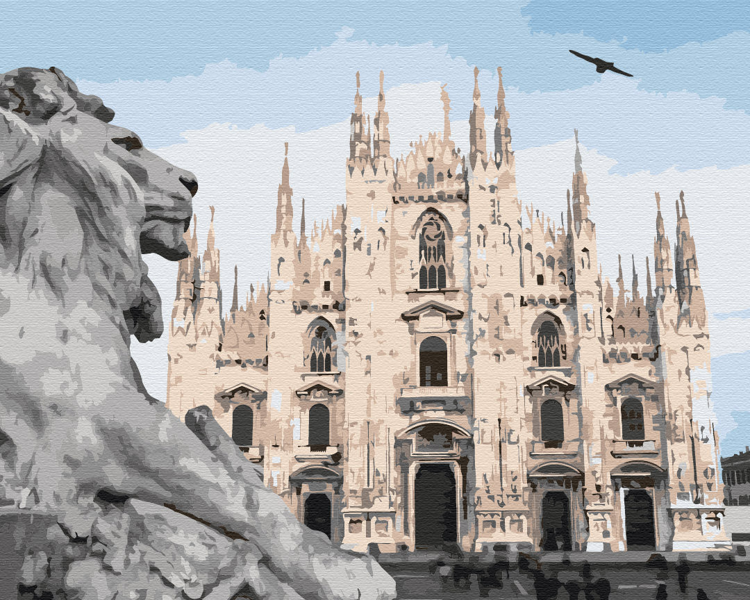 Painting by numbers Milan cathedral (BS51661)