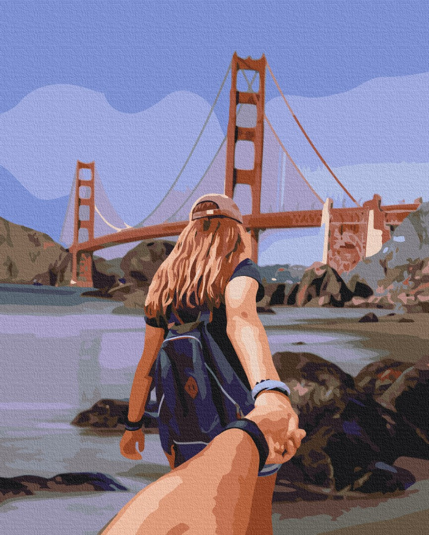 Gleznošana pēc skaitļiem "Seko man Sanfrancisko" (BS52590)