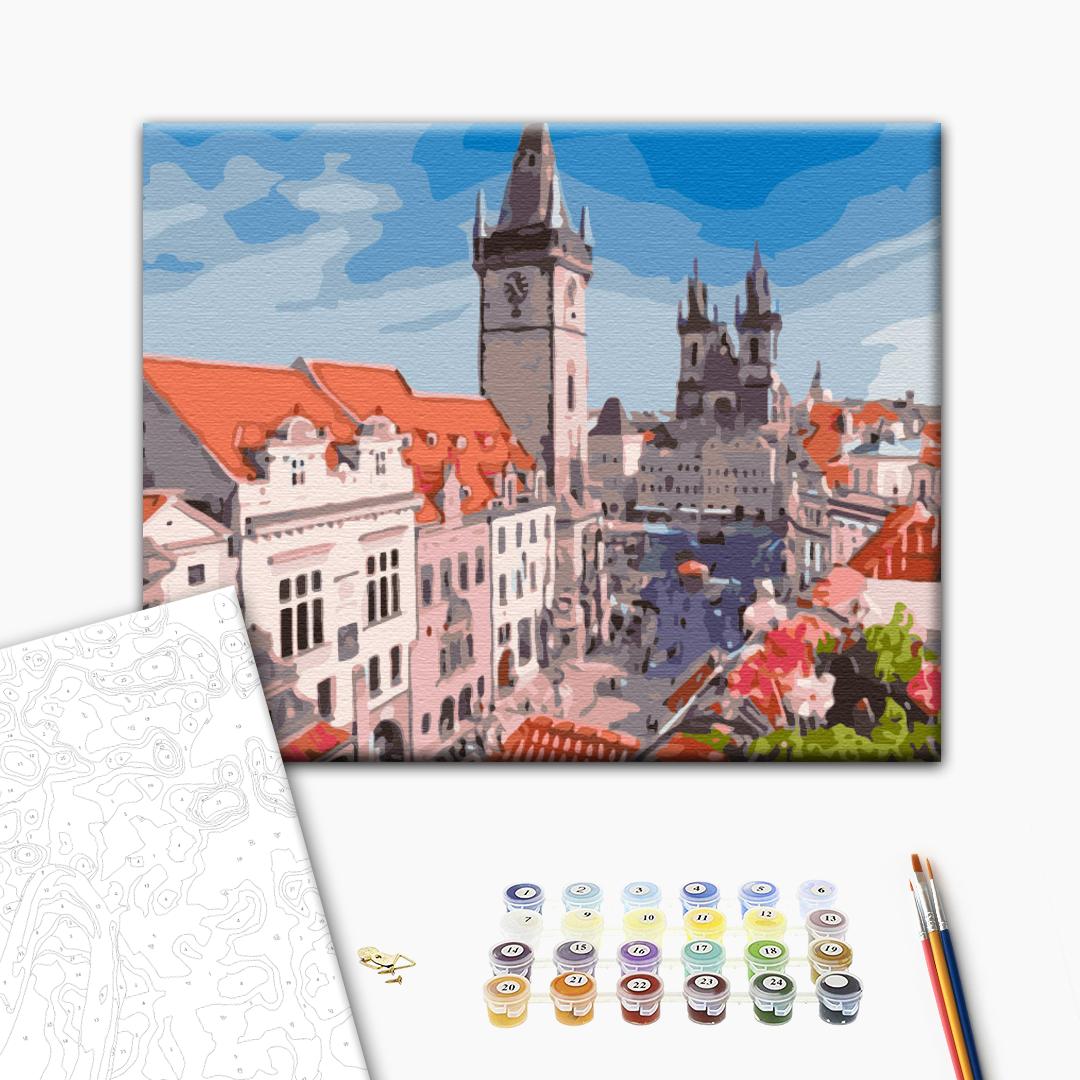 Painting by numbers View of Prague (BS51647)