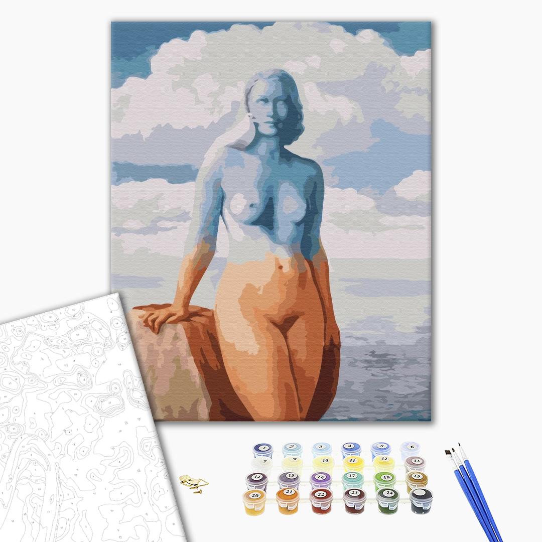 Painting by numbers "Black Magic" by Rene Magritte (BS52390)