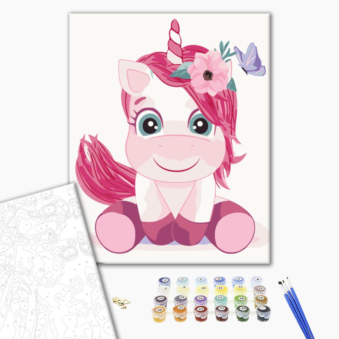 Painting by numbers Cute unicorn (KBS7108)