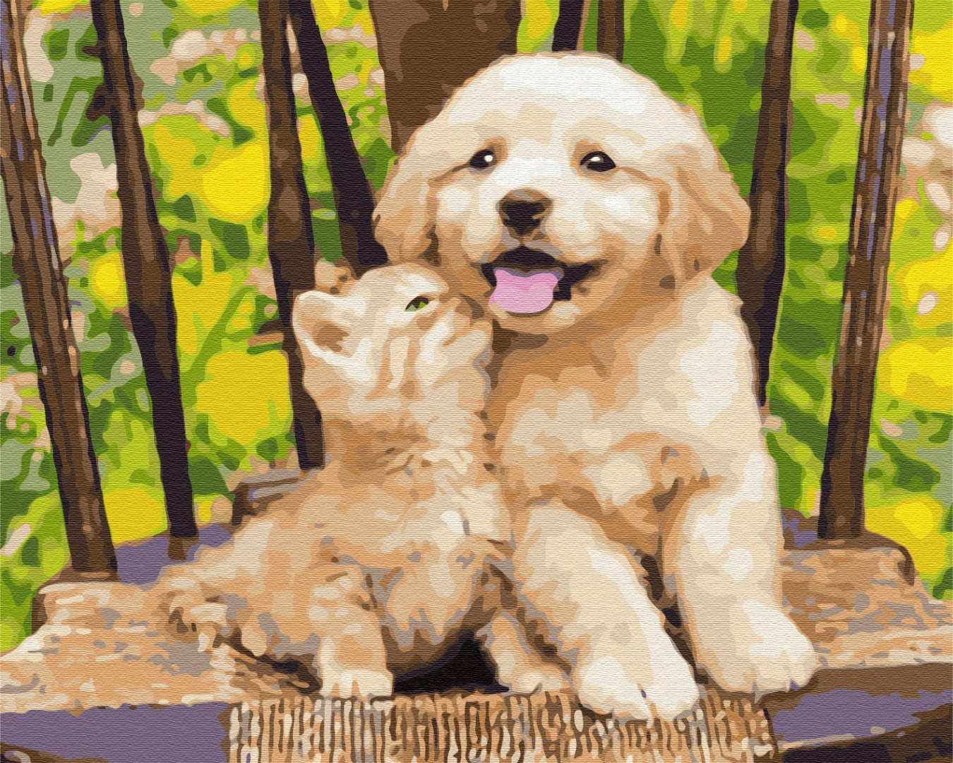 Painting by numbers Little friends (BS39280)