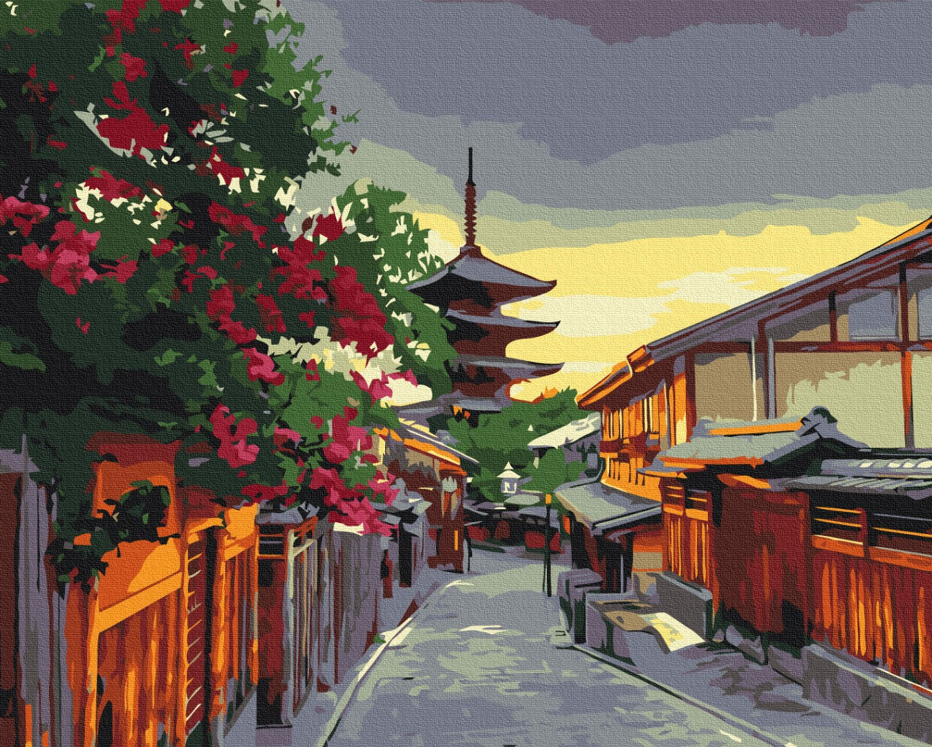 Painting by numbers Evening in Kyoto (BS51546)
