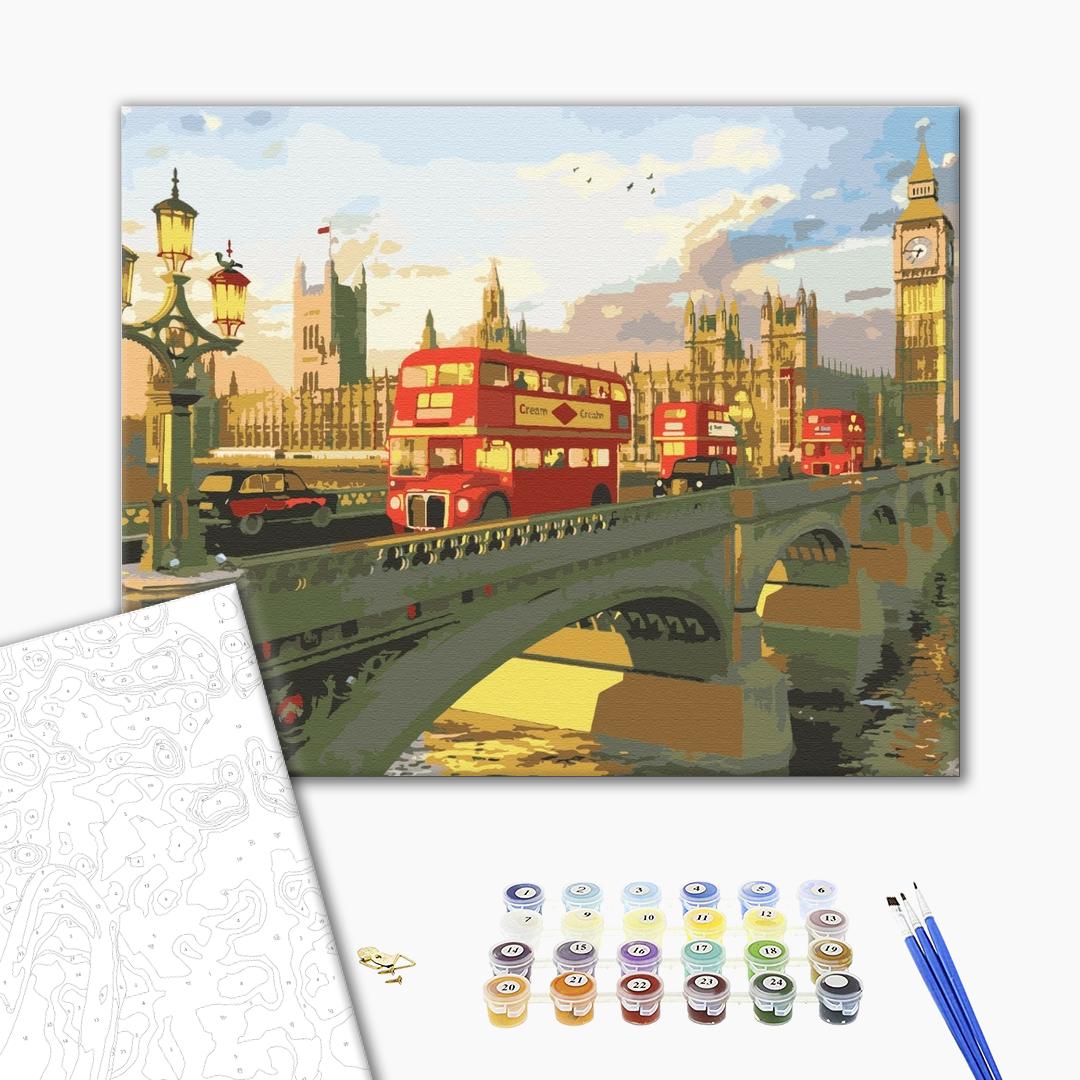 Painting by numbers Evening London (BS51547)