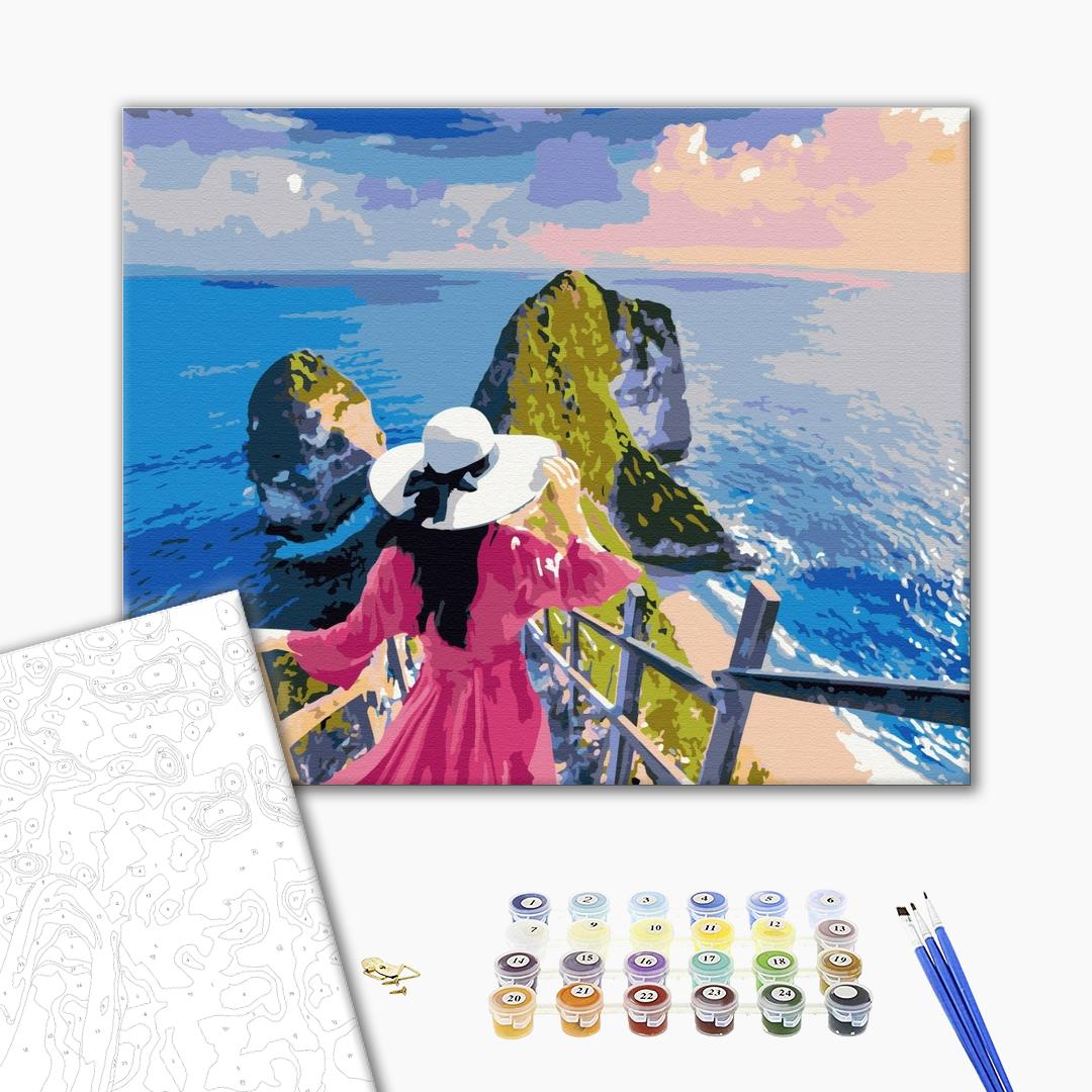Painting by numbers Lady on the Islands (BS51548)