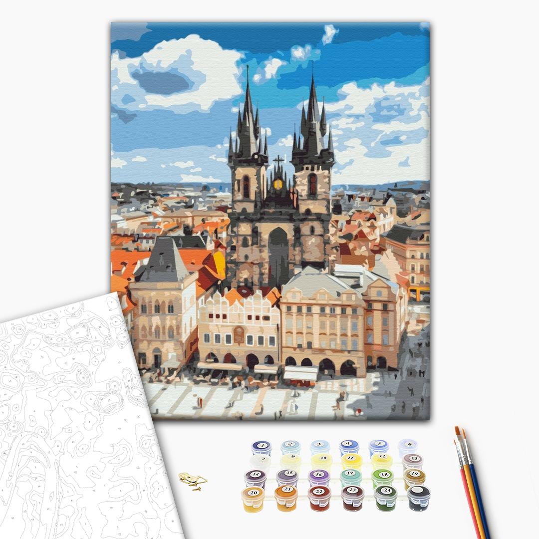Painting by numbers Prague Town Hall (BS51600)