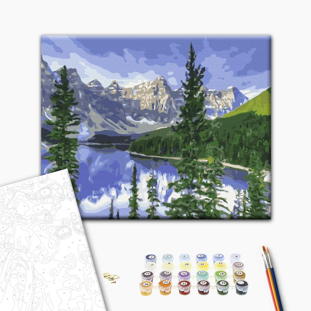 Painting by numbers Landscape mountains (BS51648)
